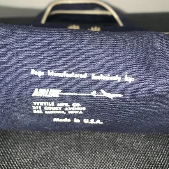 Vintage American Airline AA Textile MFG Des Moines Iowa Souvenir Mini Travel Bag - Picture 8 of 10